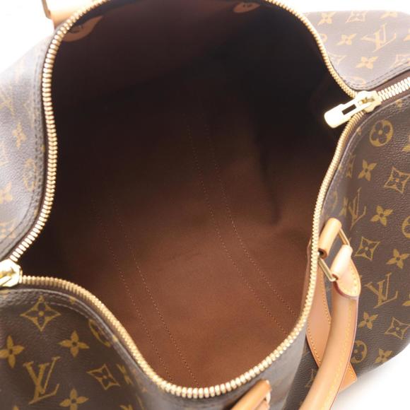 LOUIS VUITTON Brown Monogram Leather Boston Bag - Picture 4 of 11